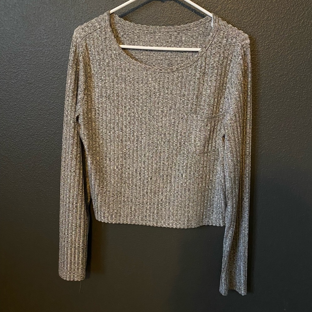 Long sleeved crop top